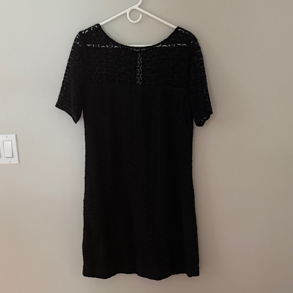 Lilly Pulitzer Black Lace Mini Dress